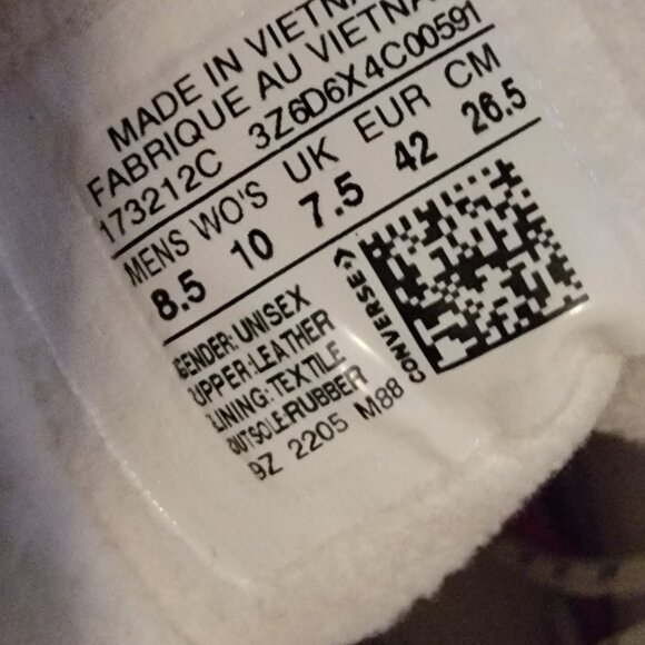 NEW Converse Chuck Taylor Crafted Boots Womens 10 Sneaker Winter Cozy Fleece - Picture 7 of 9